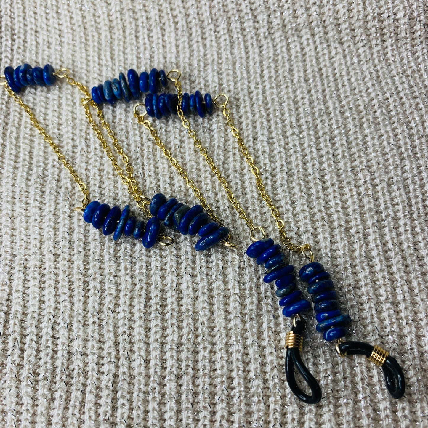 Chaîne de lunettes Lapis Lazuli