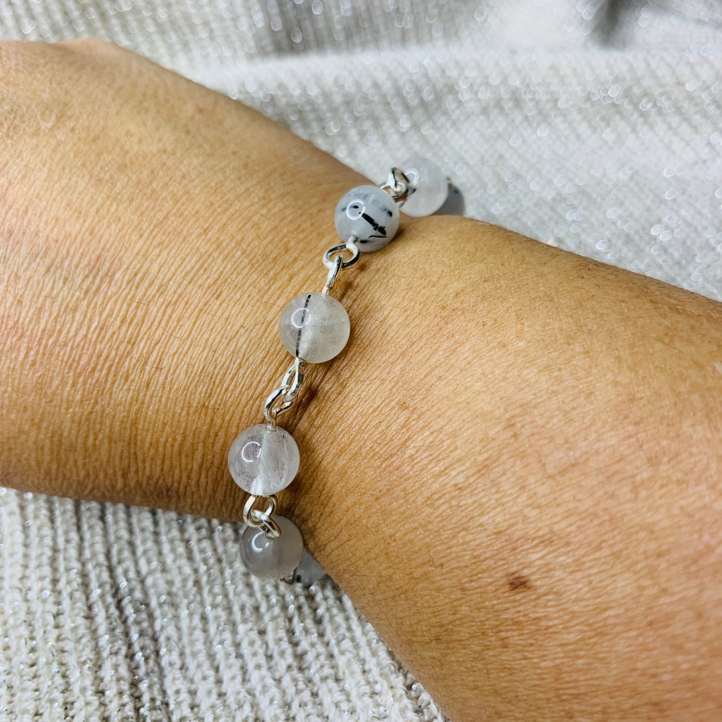 Bracelet « Aura cristalline »