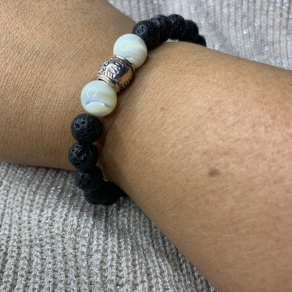 Bracelet « Ancrage nacré »