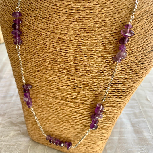 Collier Améthyste baroque