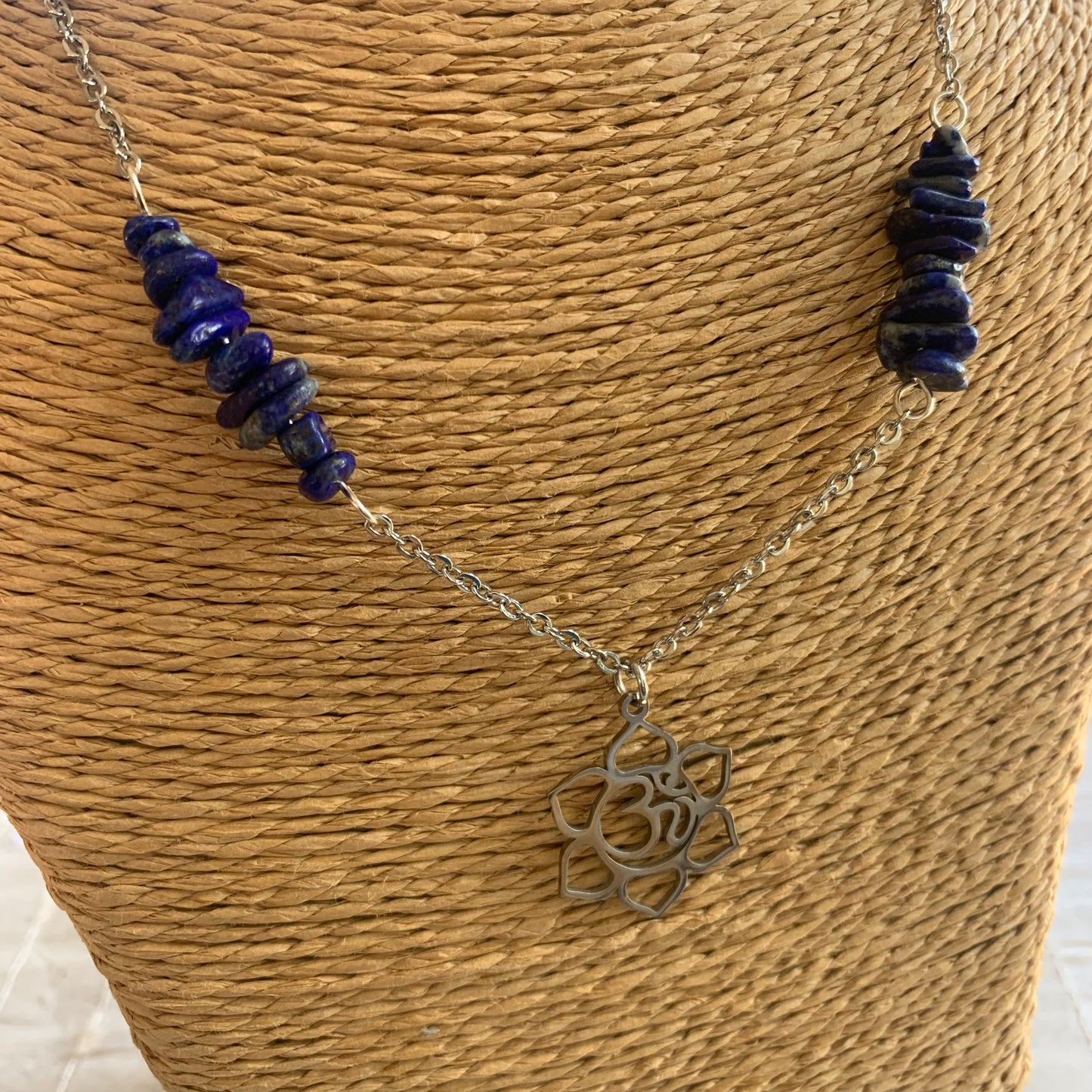 Ras de cou Lapis Lazuli baroque