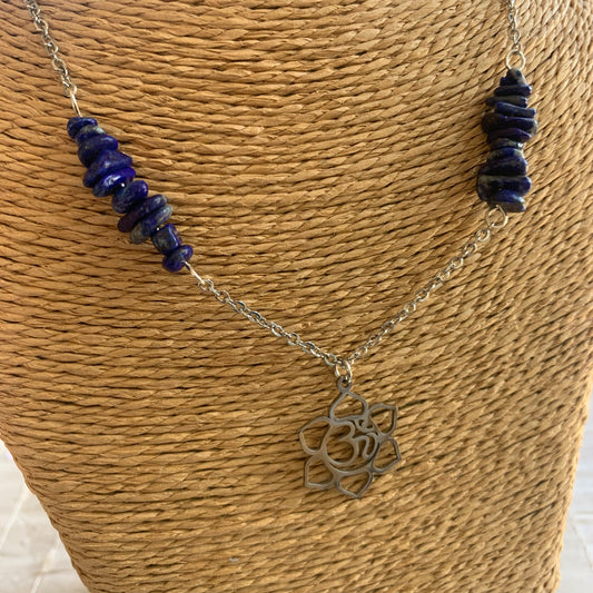 Ras de cou Lapis Lazuli baroque