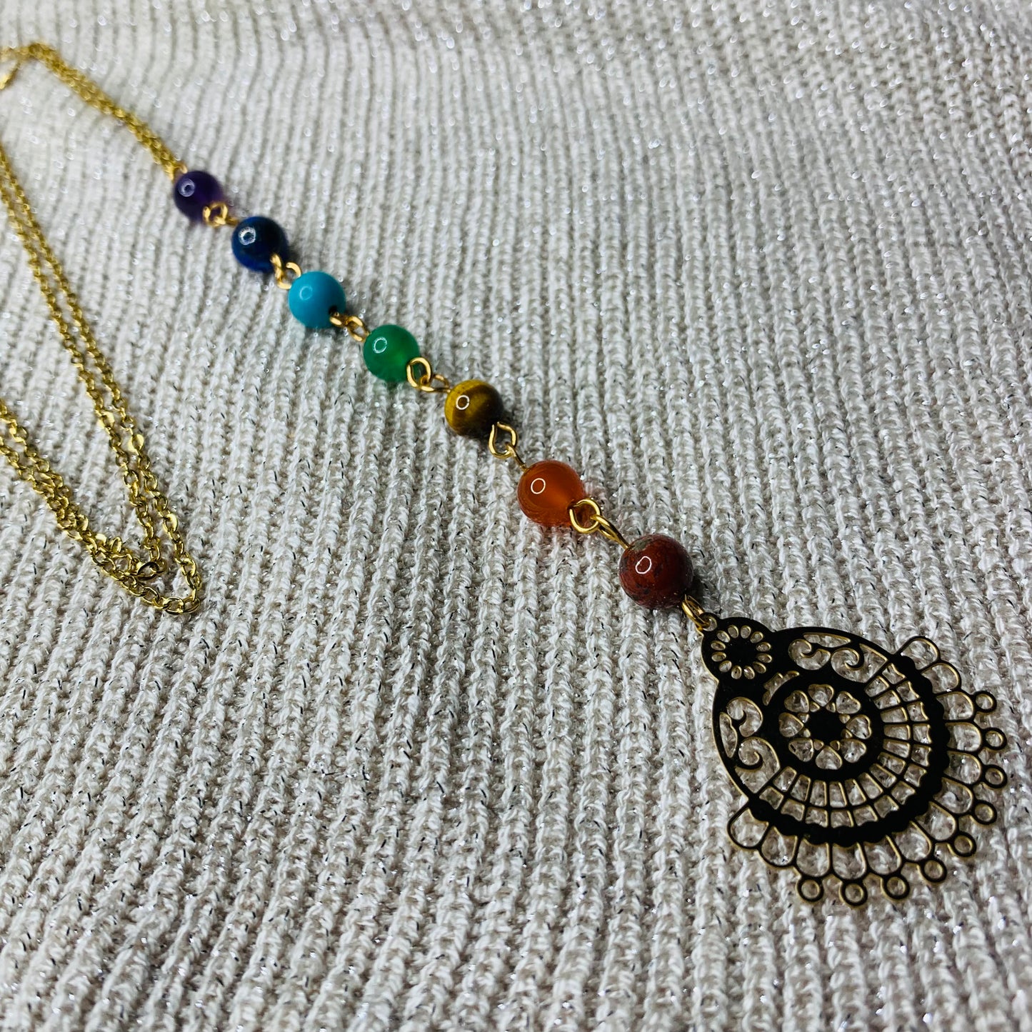 Sautoir « Harmonie des Chakras »