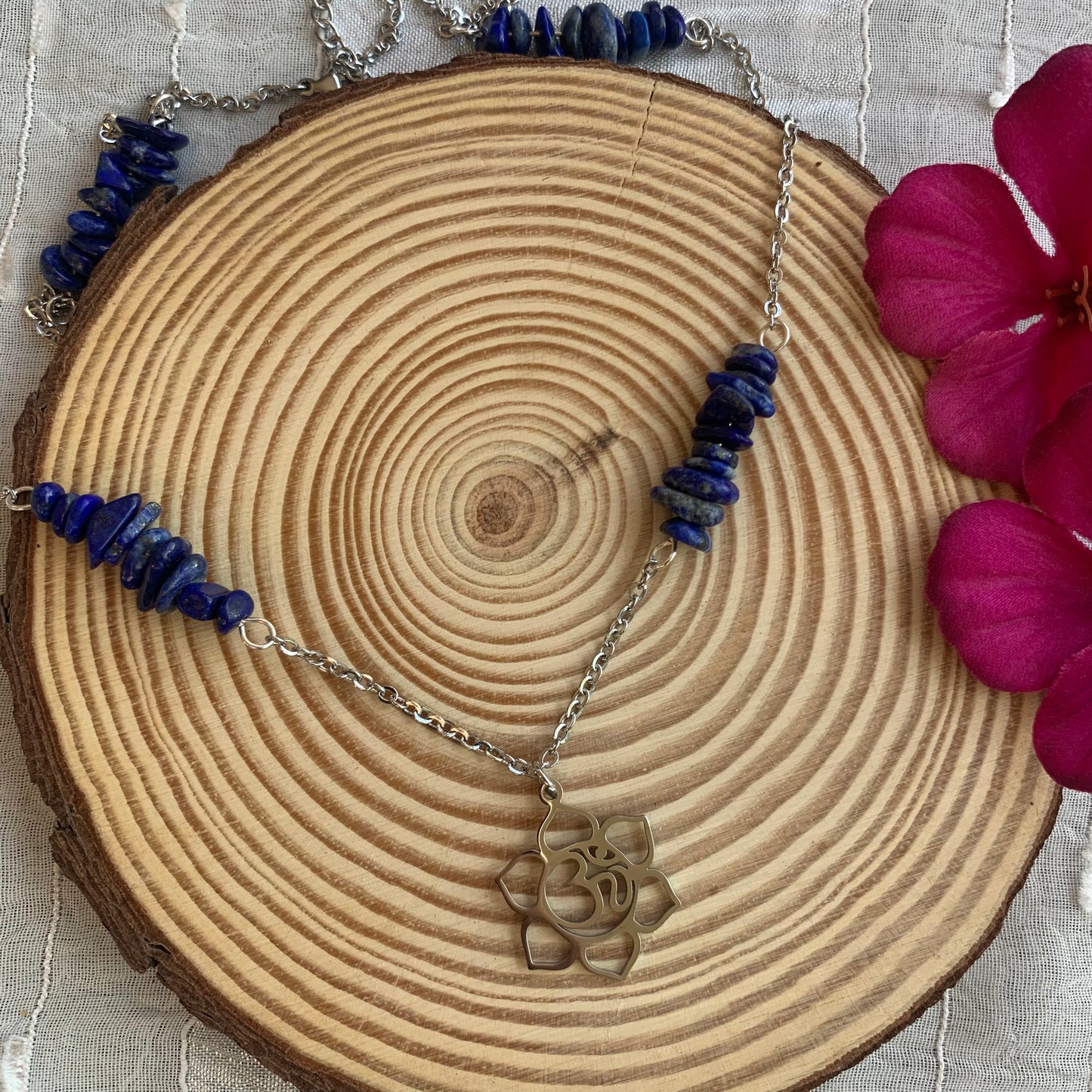 Ras de cou Lapis Lazuli baroque