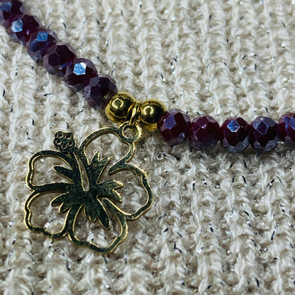 Bracelet « Rouge tropical »