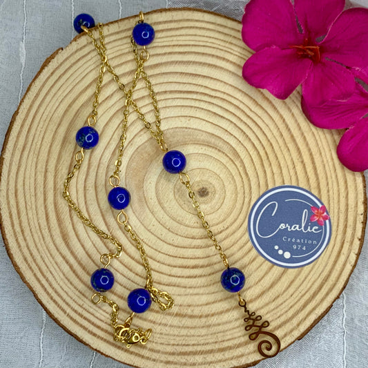 Collier Lapis Lazuli Unalom