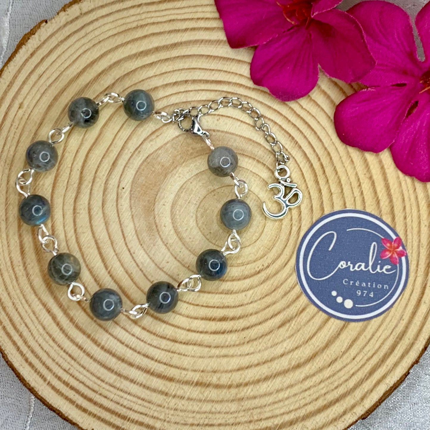 Bracelet Labradorite Ohm