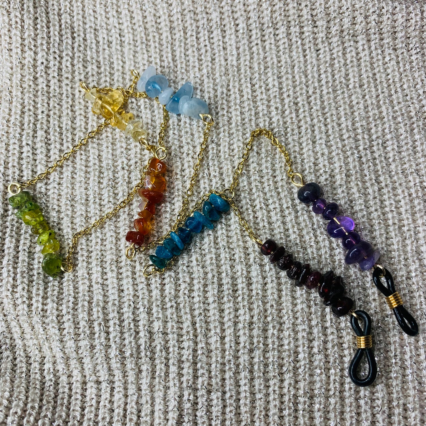 Chaîne de lunettes 7 chakras