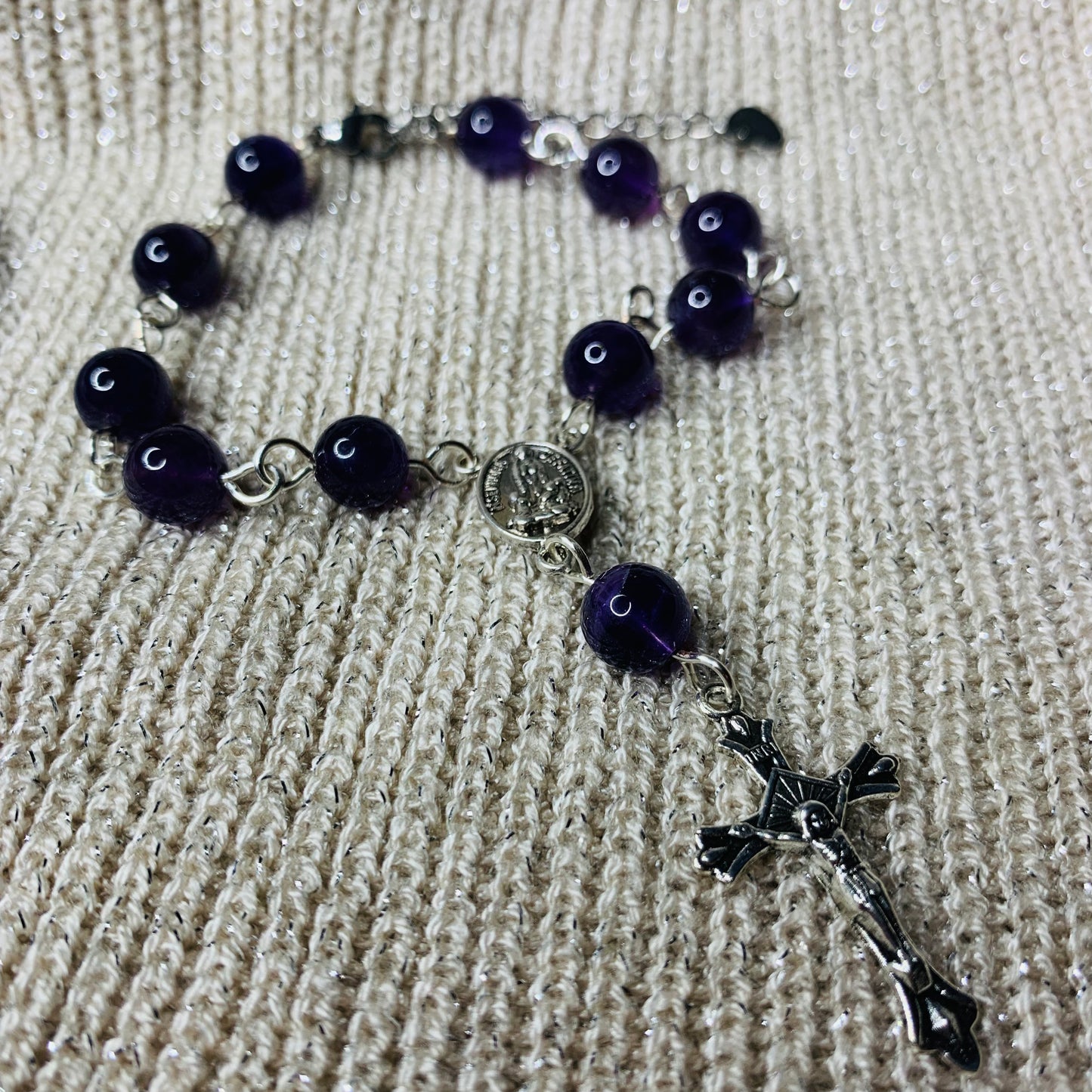 Bracelet Dizainier en Améthyste