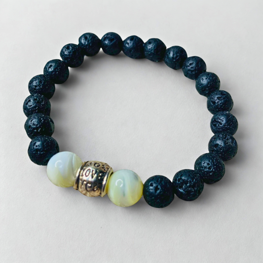 Bracelet « Ancrage nacré »